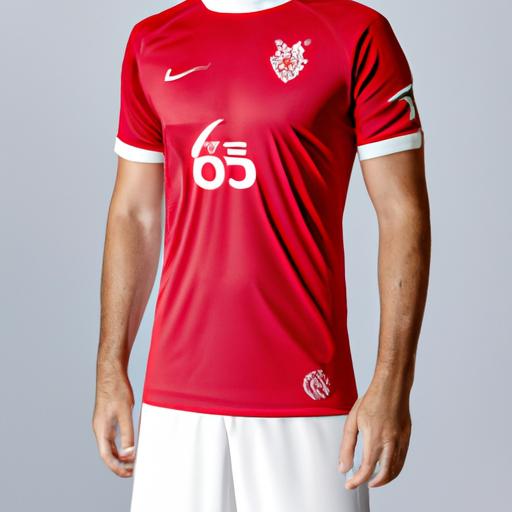 Cầu thủ Sevilla FC mặc bộ đồ bóng đá mới thiết kế.
